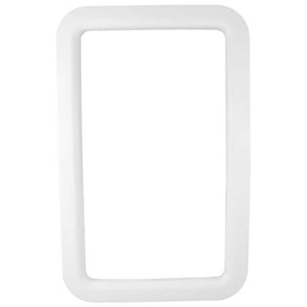 Time Out A77006 Exterior Entrance Door Window Frame; White TI754249 - main